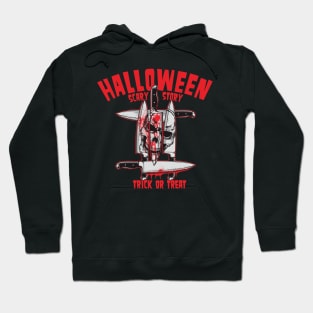 knife on Halloween Hoodie